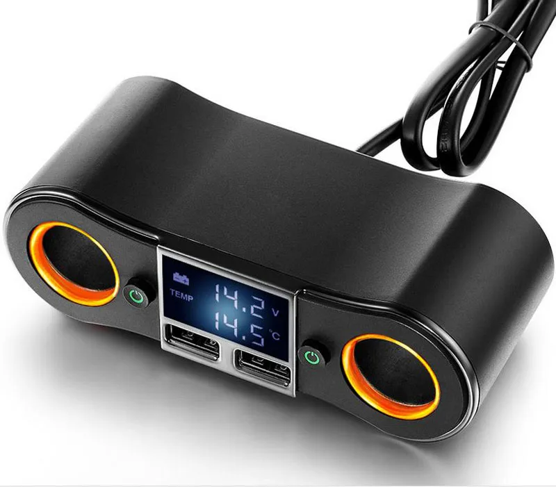 الذكية IC المزدوج USB 2.1A 1A شاحن سيارة 2 مقبس ولاعة السجائر الفاصل هاتف لوحي المحمول سيارة شاحن آيفون و الروبوت الذكية IC المزدوج USB 2.1A 1A شاحن سيارة 2 مقبس ولاعة السجائر الفاصل هاتف لوحي المحمول سيارة شاحن آيفون و الروبوت