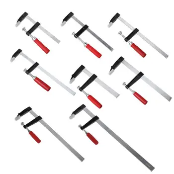 

Heavy Duty F-Clamp Bar Clip Clamp For Woodworking High Strength Wood Clamping Carpenter DIY Hand Tool 8 Sizes