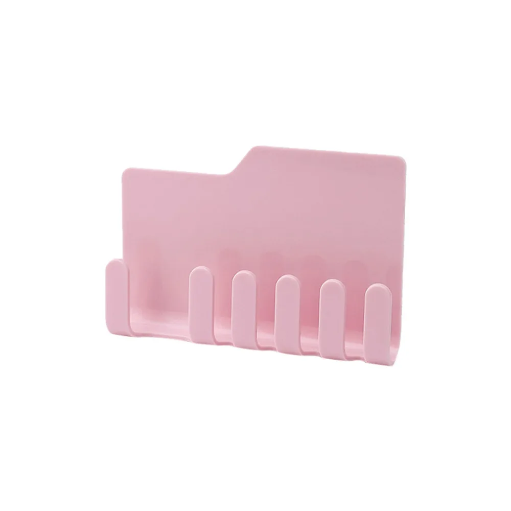 1 шт. пластиковый настенный телефонный держатель для зубной пасты и для зубной щетки стеллаж для хранения бритвенный диспенсер органайзер для ванной комнаты