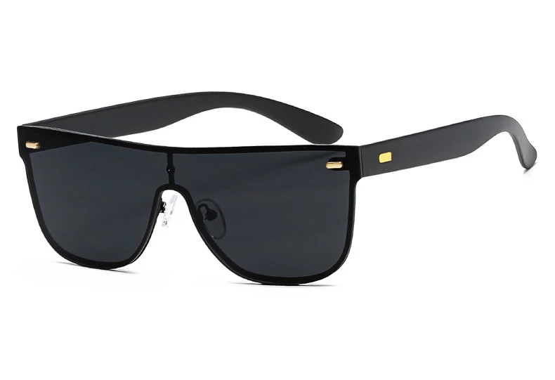 VCKA, женские солнцезащитные очки, цельные очки, линзы, без оправы, сплав, оправа, Летний стиль, солнцезащитные очки, квадратные, UV400, очки, Oculos De Sol - Цвет линз: 1