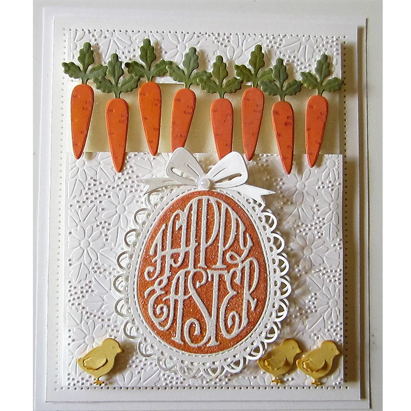 

Happy Easter Eggs Metal Cutting Dies Stencils For DIY Scrapbooking Paper Card Craft Embossing Handmade Decorative 2019 Die Cut