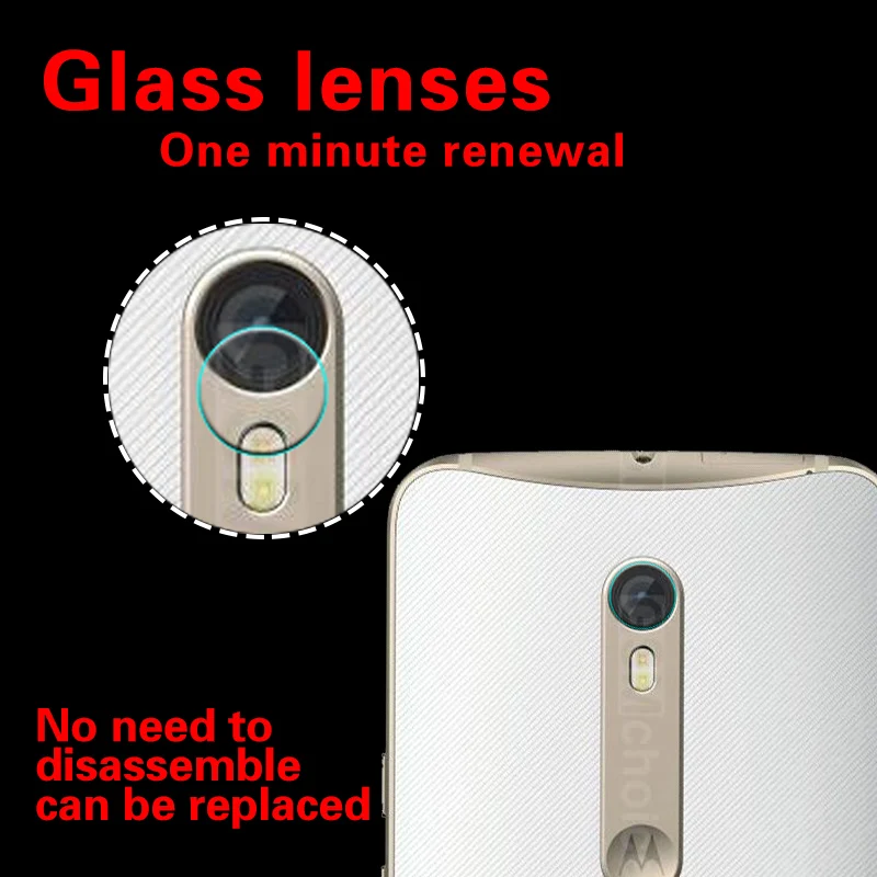 Back Camera Lens Tempered Glass Film For Motola Moto M XT1662 X Style XT1570 Rear protector |