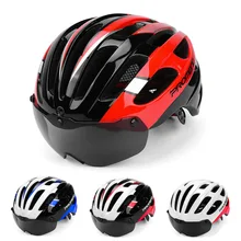 Дышащий Сверхлегкий велосипедный шлем EPS насекомые сетка Дорога MTB велосипед ветрозащитные линзы интегрально-литой шлем Велоспорт Casco Ciclismo