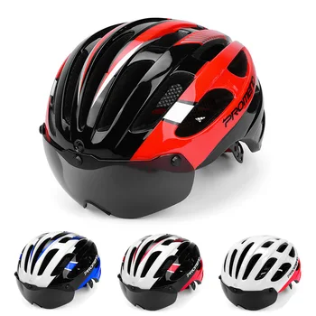 

Breathe Ultralight Bicycle Helmet EPS Insect Net Road MTB Bike Windproof Lenses Integrally-molded Helmet Cycling Casco Ciclismo