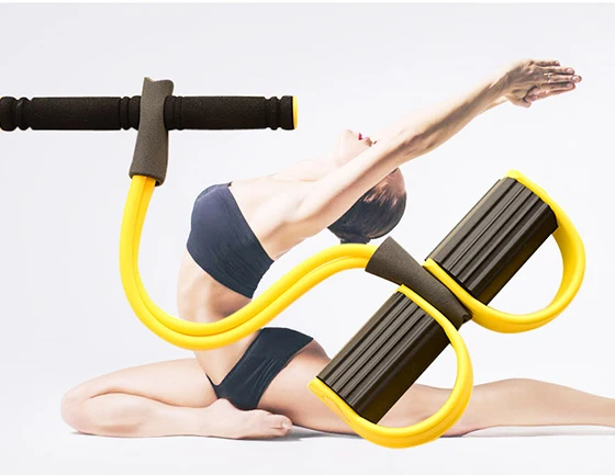 Fitness Sit Ups Equipment Home Exercise Tubing Weight Loss Reduce Belly Thin Waist Artifact Closed Abdominal Muscle Training