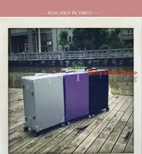 29 INCH 20242629# r fashion retro matte aluminum super anti scratch bag angle trunk men and women travel box #EC FREE SHIPPING