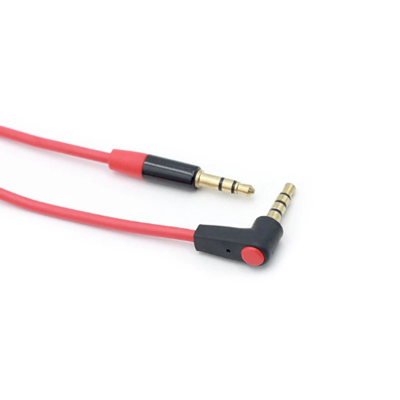 10pcs 50pcs 3 5mm Jack Elbow Male to Male Stereo Headphone Car Aux Audio Extension Cable Accessories