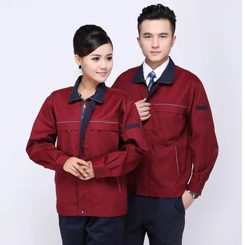 

(10 set-Shirt&Pant)Long sleeve clothes suit male labor insurance mechanics overalls tooling suits factory project uniforms