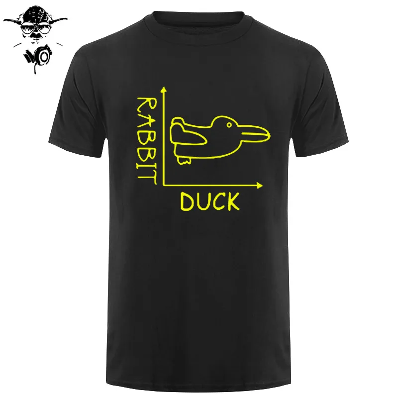 

Brain Teaser Duck Rabbit Fun Math T Shirt Father's Day Present Birthday Gift For Men Him Daddy Father Boys Kids Children T-Shirt