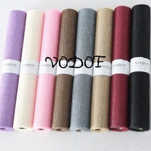 2017New Design Korea Cotton Deco Mesh Frabic Roll 10yard*21inch For Flower and Gift Packing