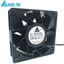Original Delta PFC1212DE For Bitcoin GPU miner powerful cooling fan 120*120*38mm 12V PWM 4-pin 252.8 CFM 5500 RPM66.5 dB(A)