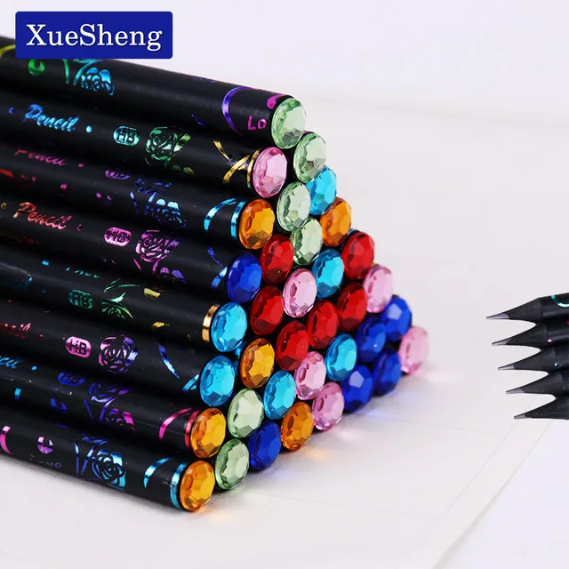 Cheap 6PCS/Set DIY Pencil HB Diamond Printing Color Pencil Stationery Items Drawing Supplies Cute Pencils School Office Stationery Cheap 6PCS/Set DIY Pencil HB Diamond Printing Color Pencil Stationery Items Drawing Supplies Cute Pencils School Office Stationery