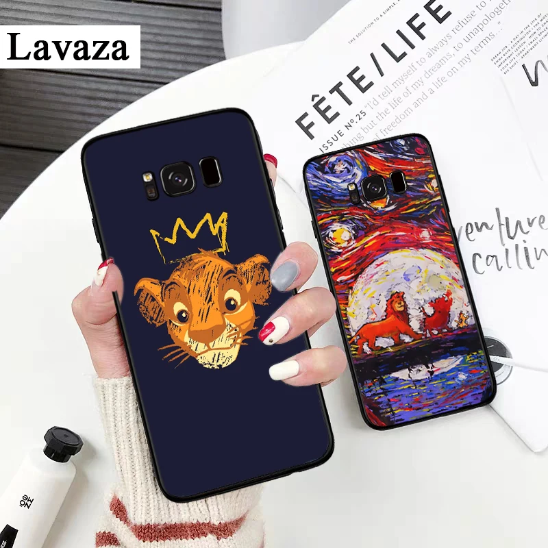Мультяшный фильм лев Король силиконовый чехол для Samsung S6 Edge S7 S8 Plus S9 S10 S10e M10 M20 M30