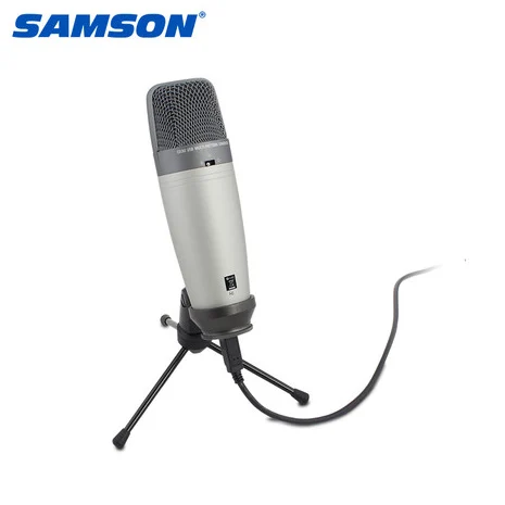 

Original SAMSON C03U Multi-Pattern USB Studio Condenser Microphone USB compatible Plug in and start recording