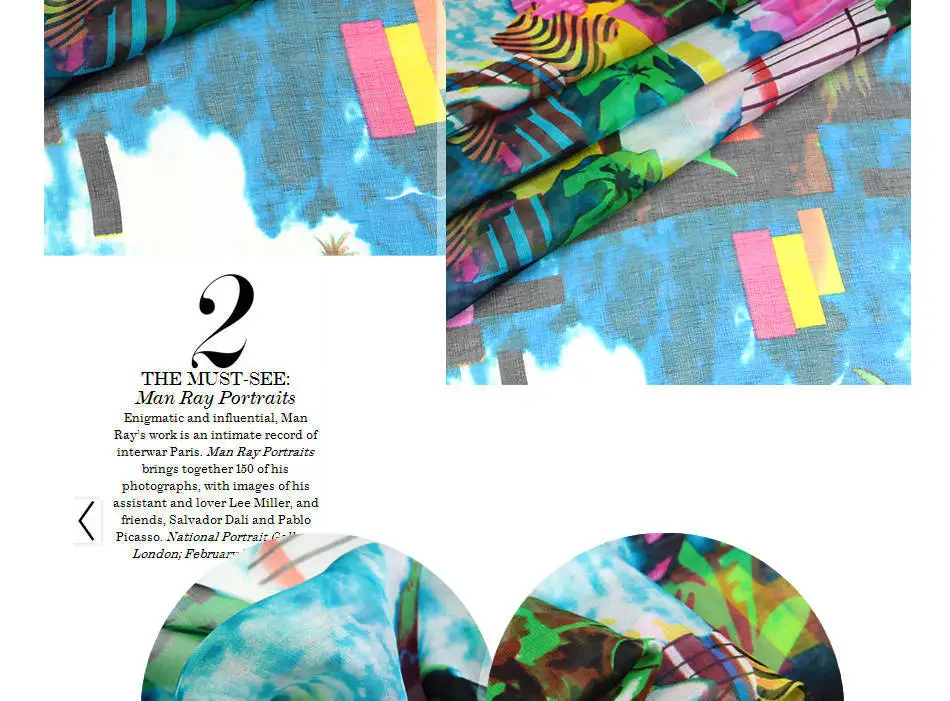 135 см Тропический стиль для летних платьев шелк шифон Ткань цветочный узор для шарфа блузка SF-BP32