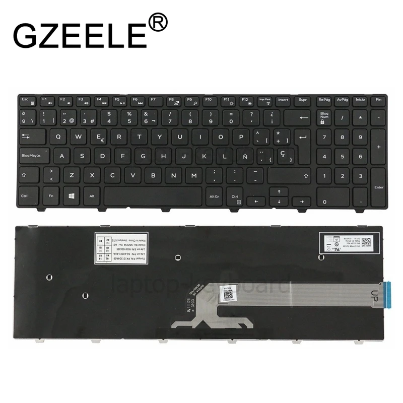  New SP Spanish Teclado Keyboard For Dell Inspiron 15 3000 3541 3542 3543 3551 3558 3552 3559 5547 5