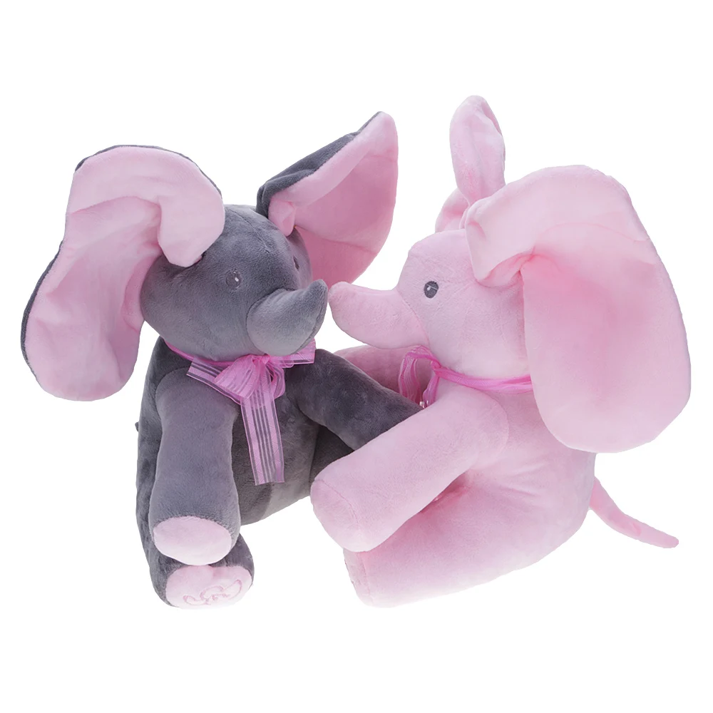 

Citygirl Elephant Baby Plush Toy Singing Music Talk Play Stuffed Doll Toy