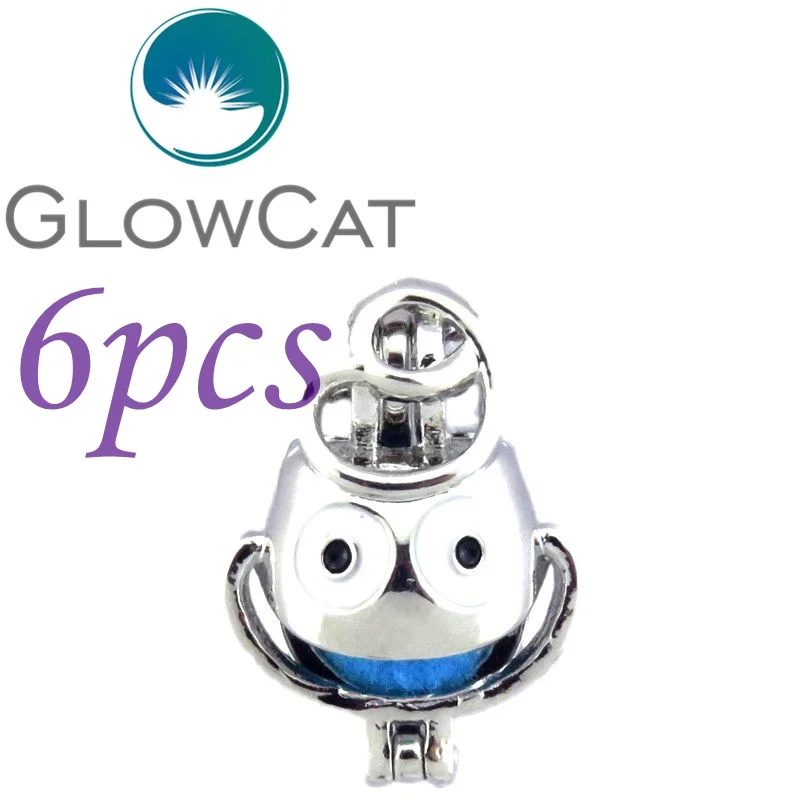 6pcs KK467 Animal Shape Beads Cage Charms Jewelry Making Essential Oil Diffuser Aromatherapy Trendy Enamel Locket | Украшения и