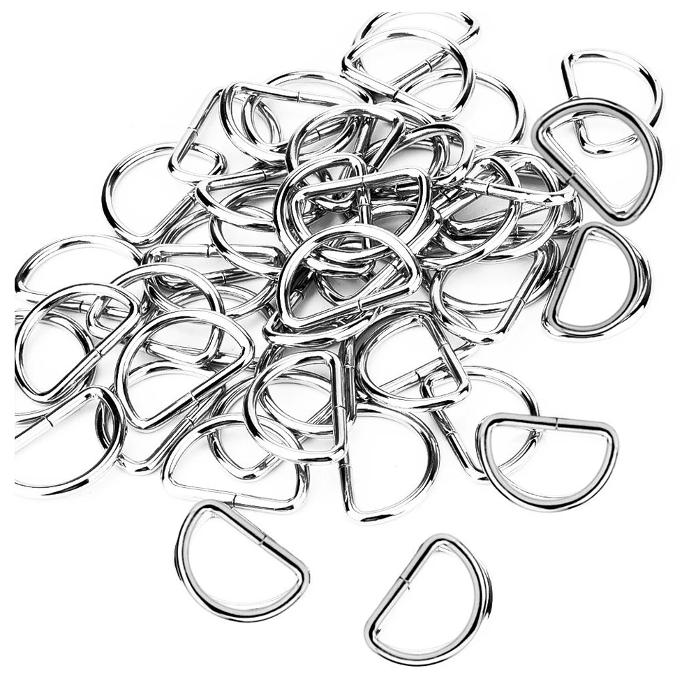 

50pcs Metal D Ring for Luggage bags