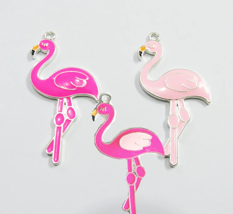 Newest!! 54mm*32mm 10pcs/lot All Enamel Flamingo Pendants For Summery Jewelry
Newest!! 54mm*32mm 10pcs/lot All Enamel Flamingo Pendants For Summery Jewelry