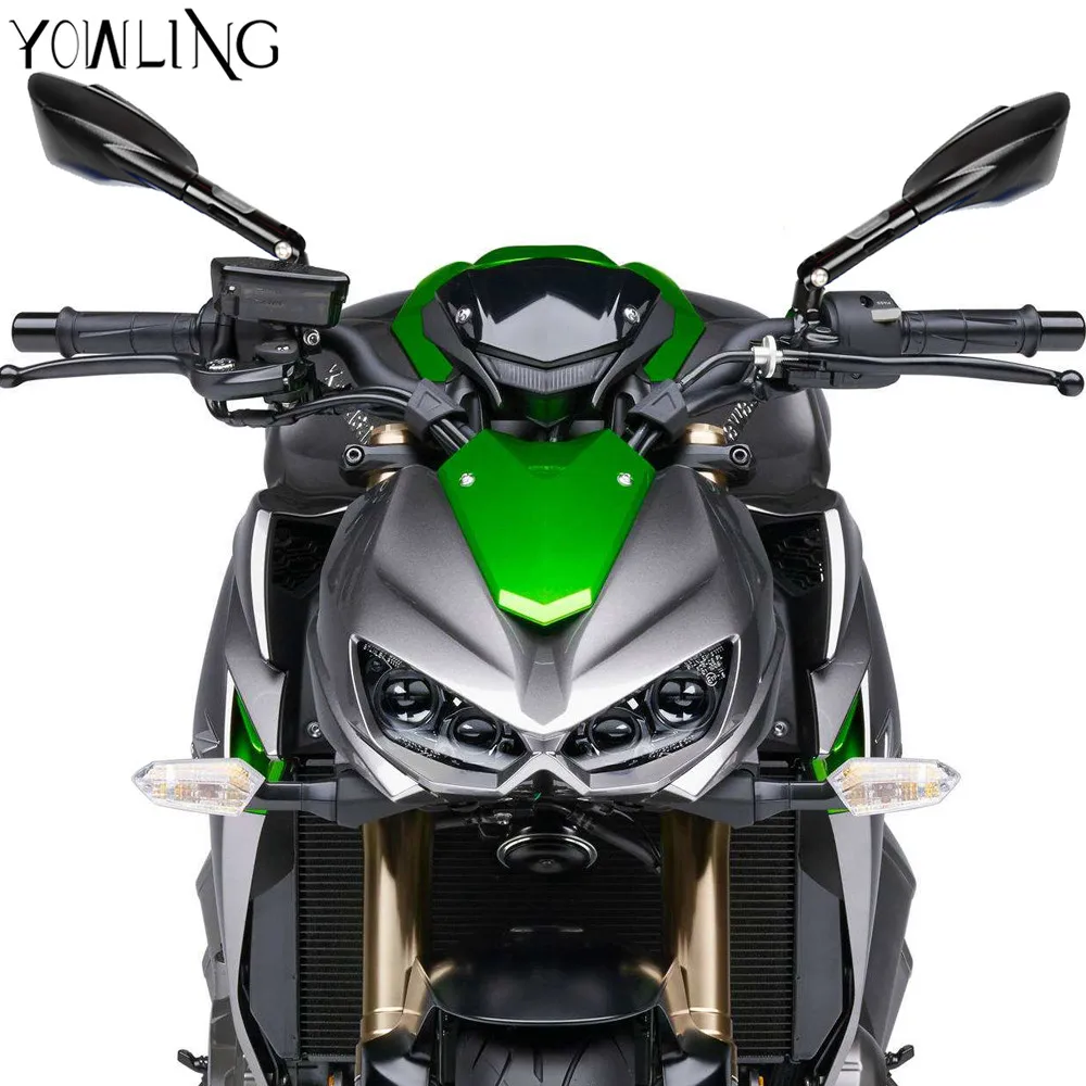Алюминиевые CNC мотоциклетные боковые зеркала заднего вида для Kawasaki Ninja 650R ER6F 400R