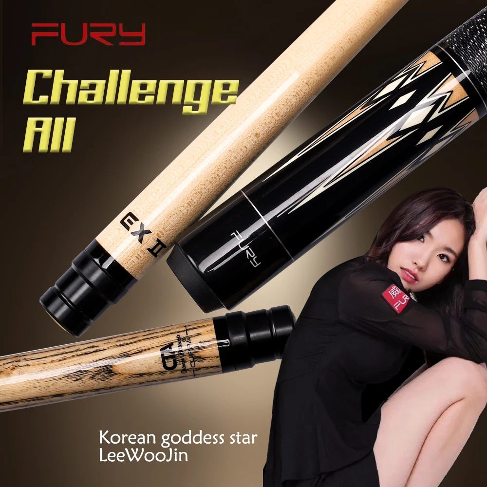 

FURY DL Series Pool Cue Stick Billiard Cue Several Models Option Professional Maple Shaft Combination sets Billiards China 2019