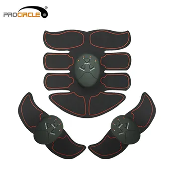 

Vibration Fitness Massager Abdomen Trainer EMS Wireless Stimulator Battery Electronic Muscle Exerciser