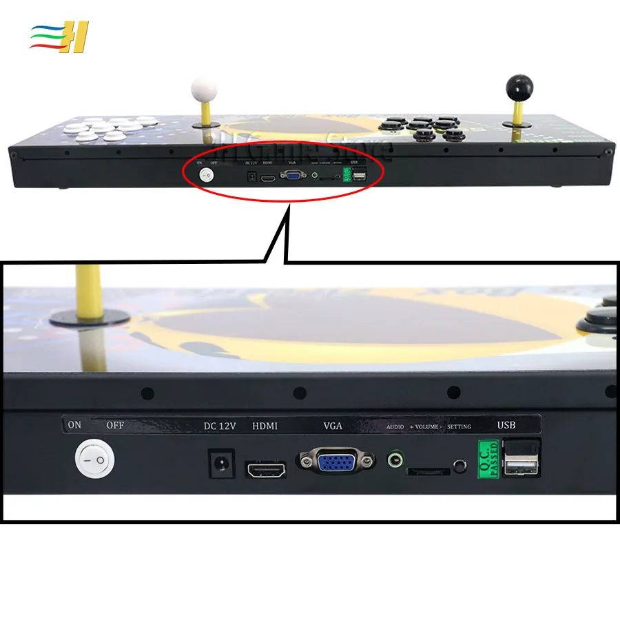 Новинка Pandora Box 9 1500 В 1 аркадная игра железная Консоль 2 игрока джойстик Кнопка HDMI