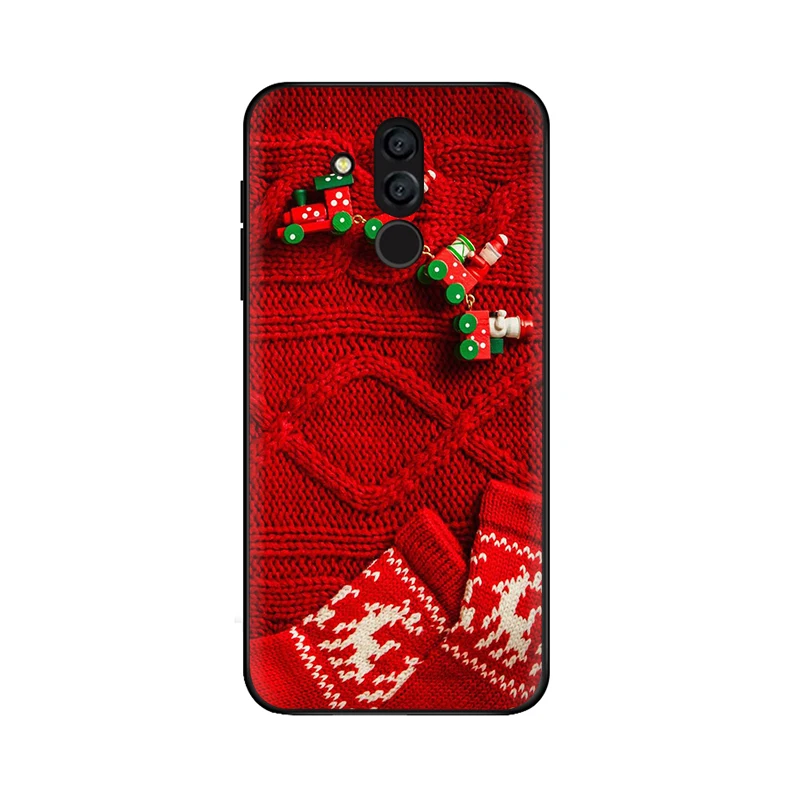 Merry Рождественский Рисунок мягкий чехол для телефона huawei Y6 9 mate 10 20 Pro Lite Nova 3 3i - Цвет: B3