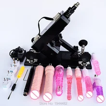 New Sex Machine Female Masturbation Pumping Gun Vibrator Automatic Retractable Sex Machines For Women With Dildos Anal Plug