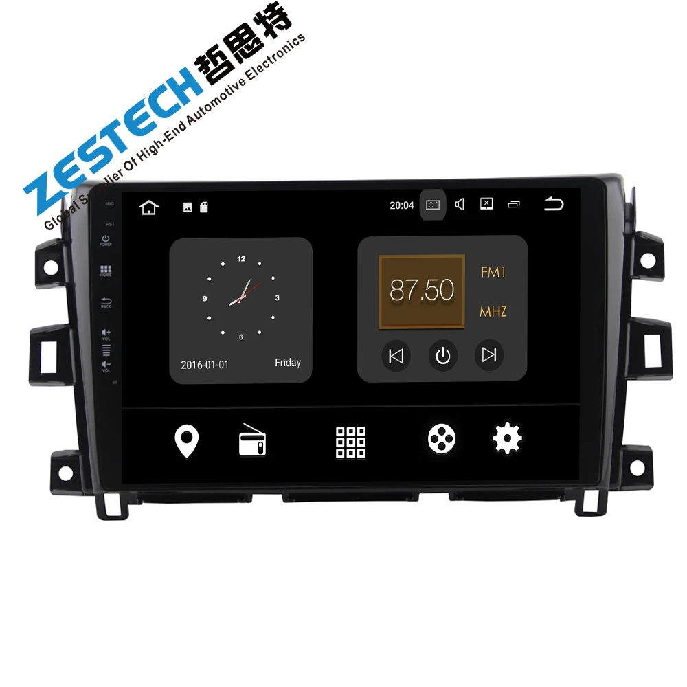 Cheap 2+16 GB Memory android 7.1 car radio multimedia for Nissan Navara NP300 with 10.1 inch touch screen gps navigation 1