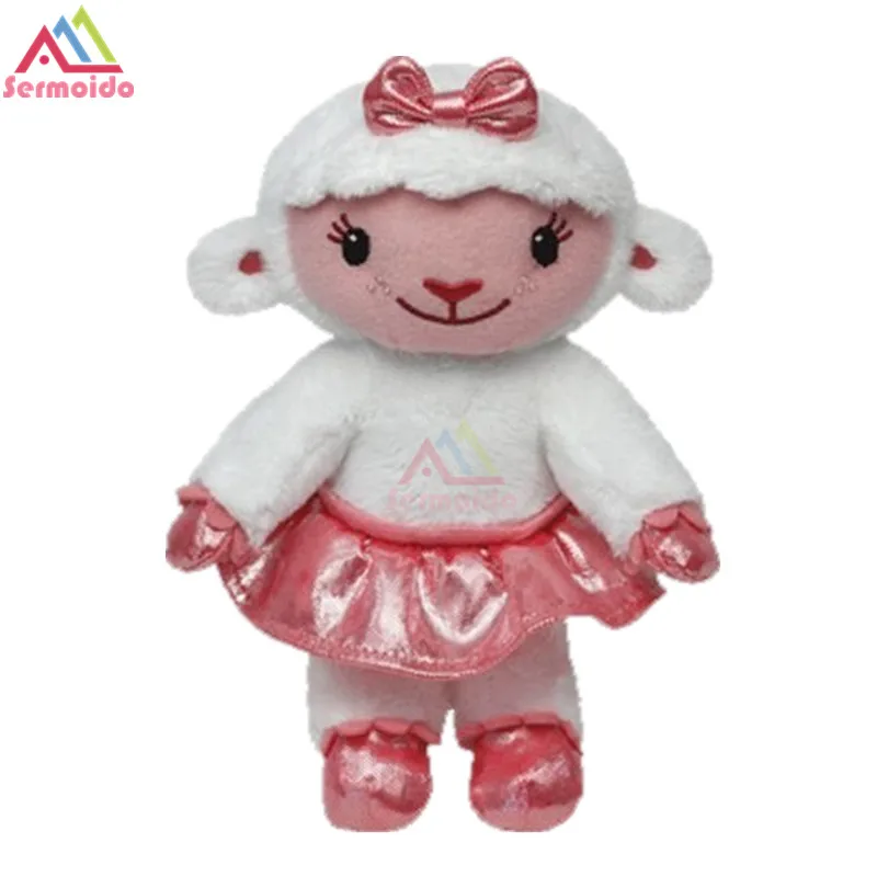 

sermoido 7.8'' Beanie Boos Babies Lambie lamb sheep Doc McStuffins doctor kids Toys Animal Plush Dolls DBP60