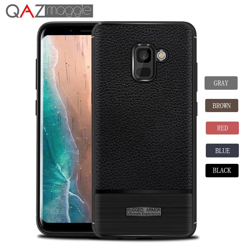 Чехол для телефона Samsung Galaxy A8 2018/A8 Plus роскошная броня мягкая задняя крышка из ТПУ