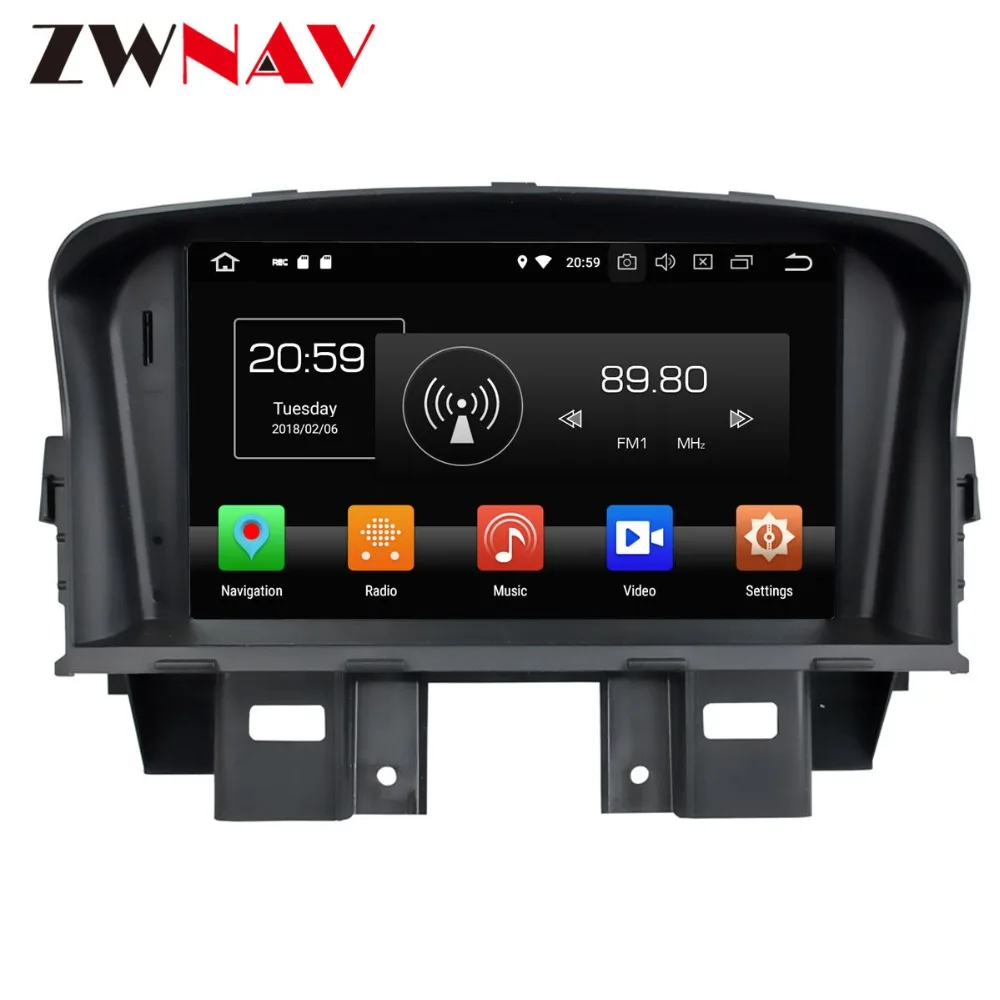 Flash Deal Android 8.0 Car GPS Navigation auto Car DVD CD Player for Chevrolet CRUZE 2008-2011 Stereo Automedia Sat Nav Headunit multimedia 5