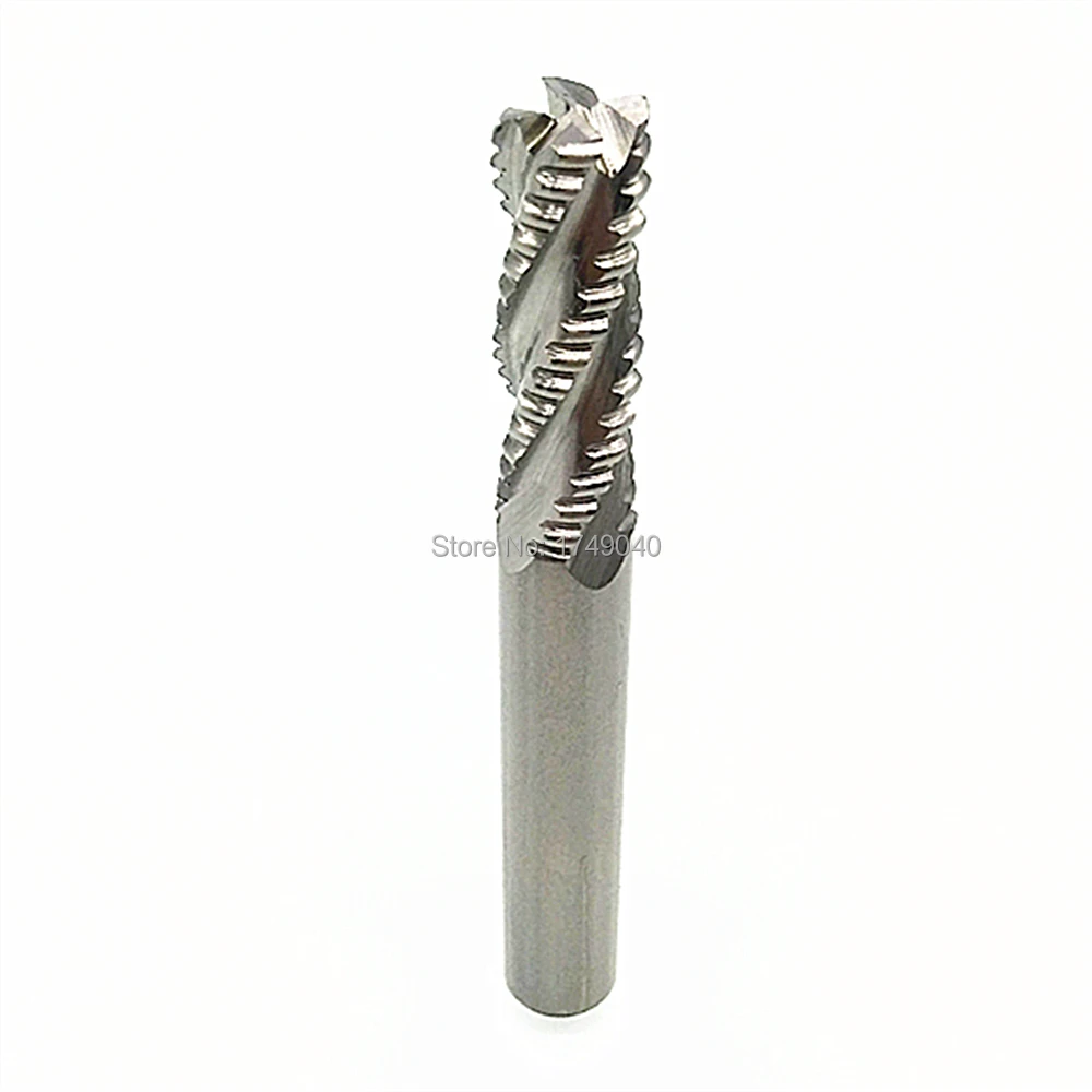 8*8*25*66mm HSS CNC Bit Straight Shank 4 Flute End Mill Milling Cutter