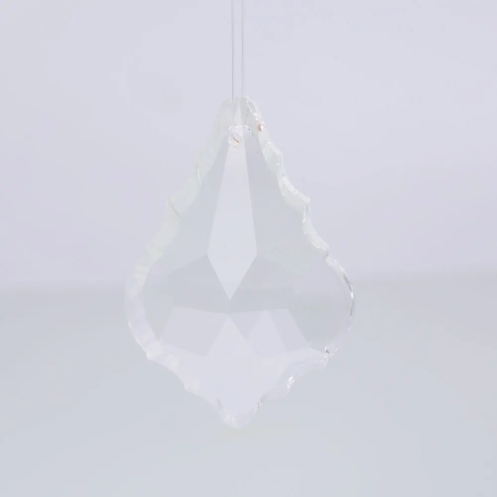 48 мм стекло кленовый лист хрустальный шар призма люстра Suncatcher лампа Подвеска с подвесным отверстием 4,8x3,3x1,2 см