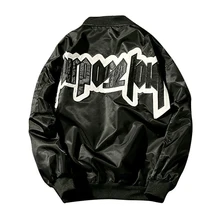 

Justin Bieber Bomber Jacket Men Spring 2018 Streetwear Mens Bomber Jackets Hiphop Riverdale Chaquetas Hombre Mens Clothing 60J16