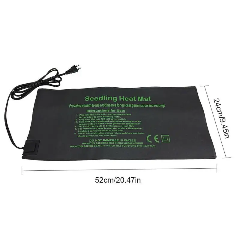 Plant Heating Mat Seedling Flower Electric Blanket Waterproof Warm Durable Hydroponic Heating Pad EU/US S/M/L Size - Цвет: S EU