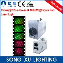 Красный лазерный свет 45mW@ 532nm зеленый и 100mW@ 650nm/SX-2010