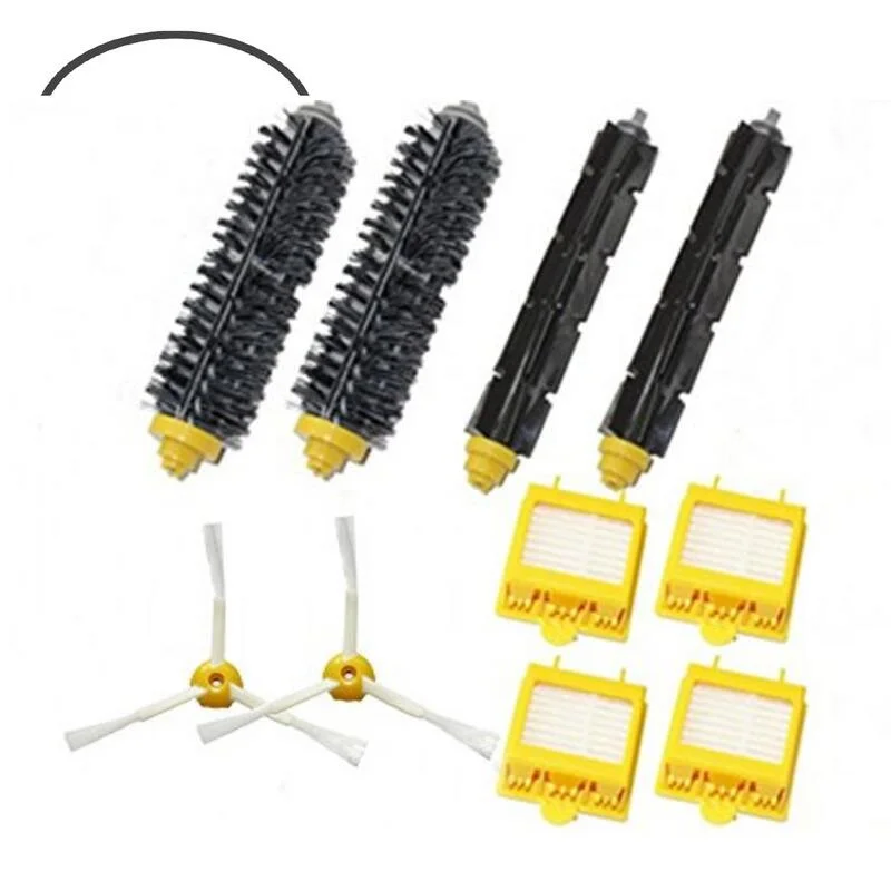 New Filters Beater & Bristle Brush Side Brush 3 armed Pack Big Kit for iRobot Roomba 700 Series 3 Armed 760 770 780 Free Post new extractor brushes kit new filters brush pack kit for 800 900 series