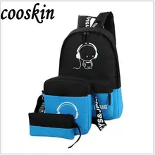 Ensembles fille Lumineux femmes Sacs À Dos En Nylon École Sacs fluorescence Sac À Dos Pour Adolescent Livre sac mochila sac léger