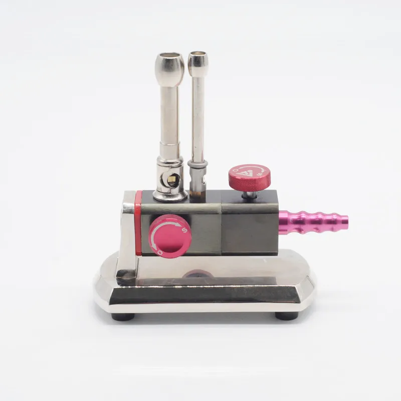  Double Tube Rotatable Adjustable Gas Propane Light 1Set For Dental Lab