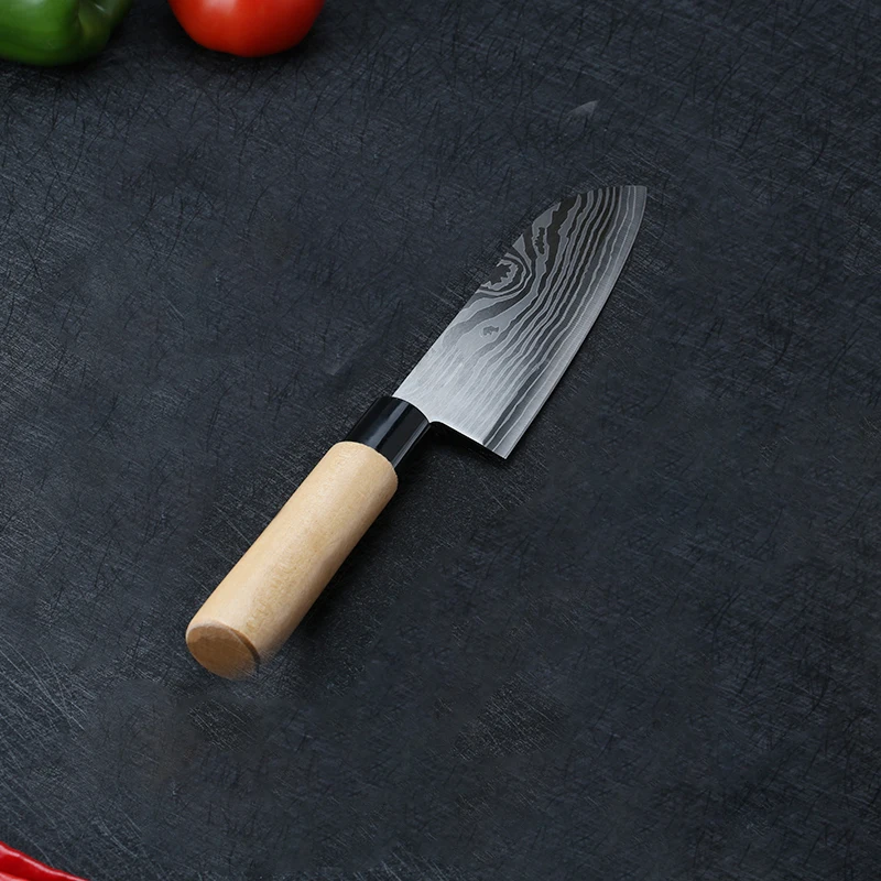 Японский нож шеф повара Santoku ножи из нержавеющей стали для резки мяса овощей