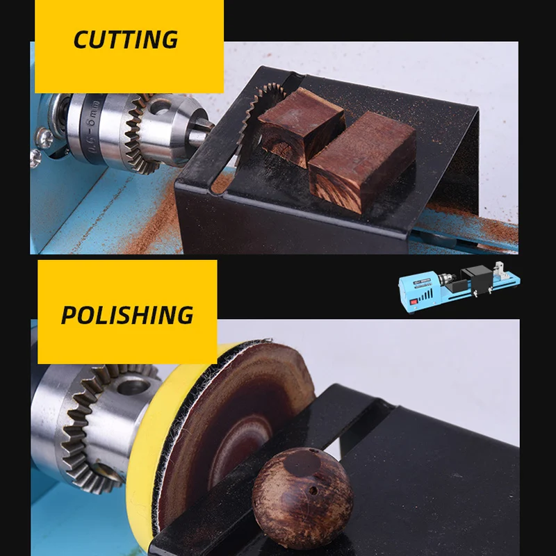 150 Вт Мини-токарный станок миниатюрный Будда жемчужный токарный станок DIY Деревообработка Будды жемчуг токарный станок с ЧПУ сверлильный станок роторного инструмента 12 V/24 V