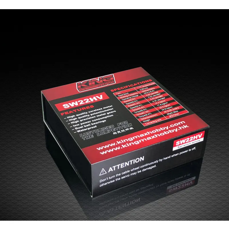 FATJAY KINGMAX SW22HV 68 г 22 кг. См цифровая металлическая Шестерня стандартные