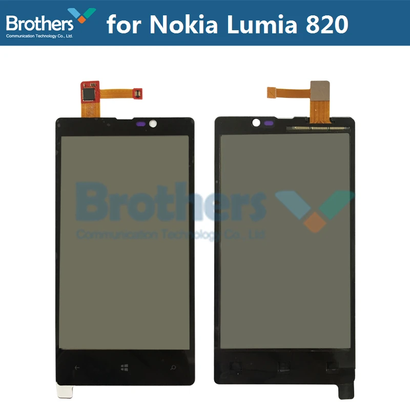Дигитайзер сенсорного экрана для Nokia Lumia 820 N820 переднее Сенсорное стекло