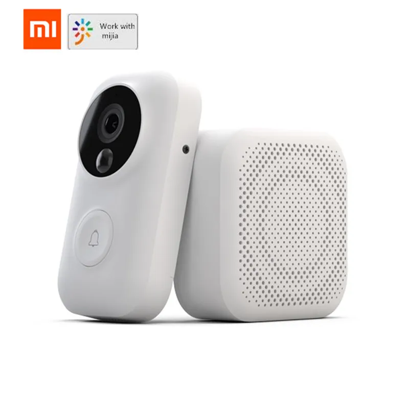 Видеодомофон Xiaomi Zero с ИИ распознавание лиц 720p ИК ночное зрение комплект звонка