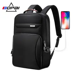 BOPAI 2019 стильный рюкзак мужской увеличенный ноутбук рюкзак 15,6 дюймов модный бизнес мужской рюкзак путешествие на выходные Back Pack