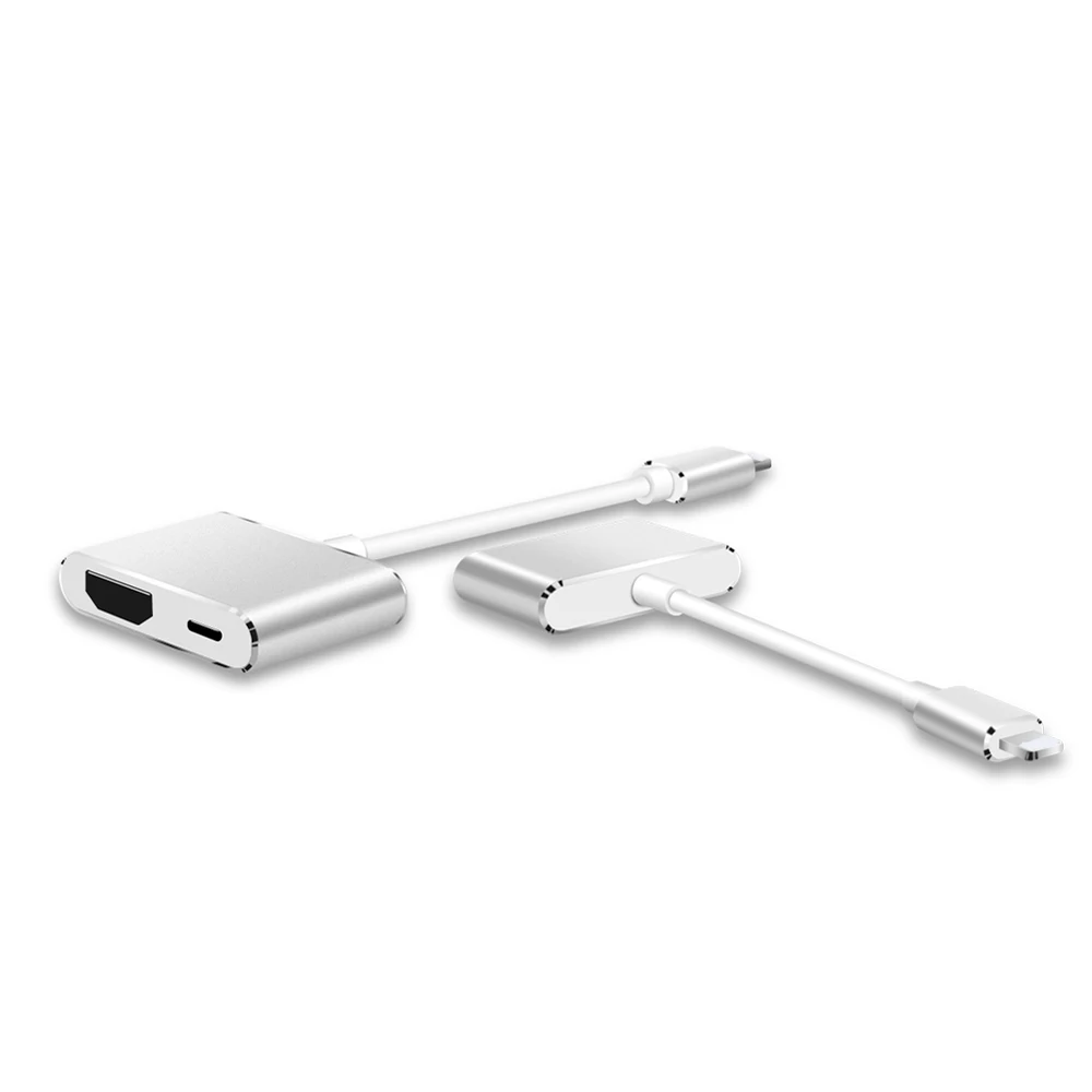 Цифровой AV адаптер Moveski L8 для преобразователя Lightning/HDMI 1080P HD iPad iPhone 6 7 8 серии|Кабели