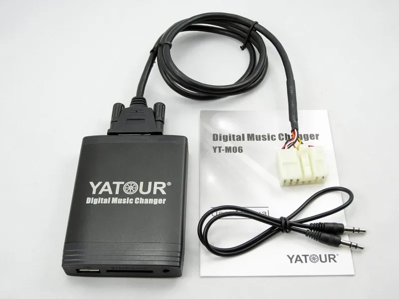 Yatour цифровой музыкальный автомобиль CD Changer USB SD AUX Bluetooth адаптер для Toyota Big 5+ 7 Lexus Scion Mp3 интерфейс